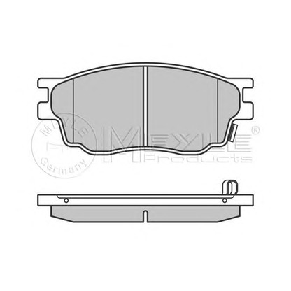 Photo Brake Pad Set, disc brake MEYLE 0252424616W