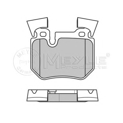 Foto Bremsbelagsatz, Scheibenbremse MEYLE 0252431517