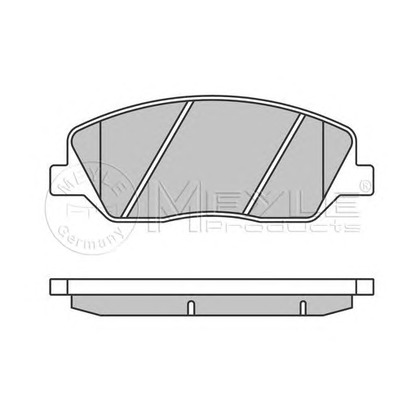 Photo Brake Pad Set, disc brake MEYLE 0252435117W