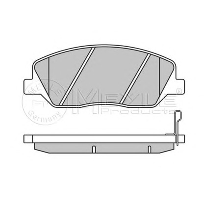 Photo Brake Pad Set, disc brake MEYLE 0252435117W