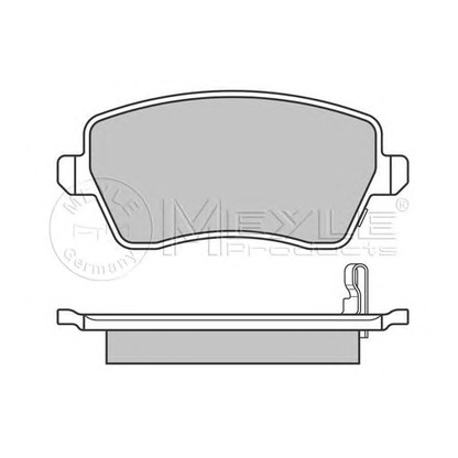 Фото Комплект тормозных колодок, дисковый тормоз MEYLE 0252440317PD