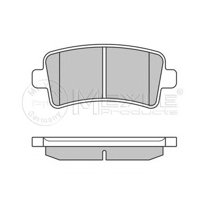 Photo Brake Pad Set, disc brake MEYLE 0252442116W