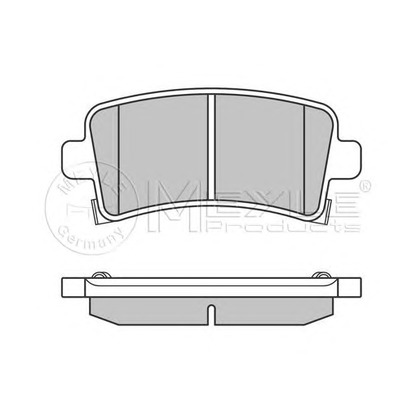 Photo Brake Pad Set, disc brake MEYLE 0252442116W