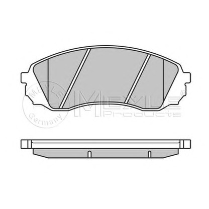 Foto Bremsbelagsatz, Scheibenbremse MEYLE 0252459717W