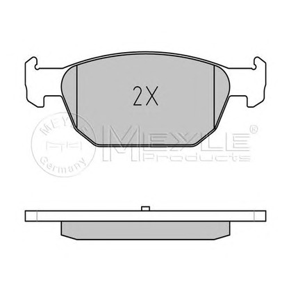 Photo Brake Pad Set, disc brake MEYLE 0252479617W