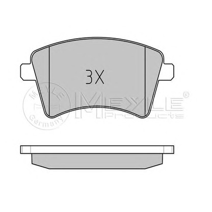 Photo Brake Pad Set, disc brake MEYLE 0252529118