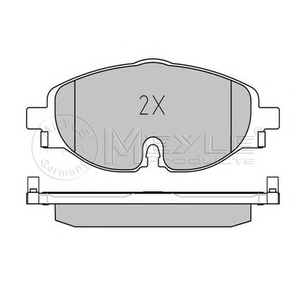 Photo Brake Pad Set, disc brake MEYLE 0252568320PD