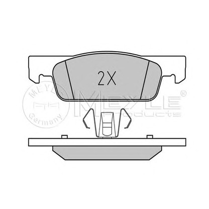 Foto Kit pastiglie freno, Freno a disco MEYLE 0252570217