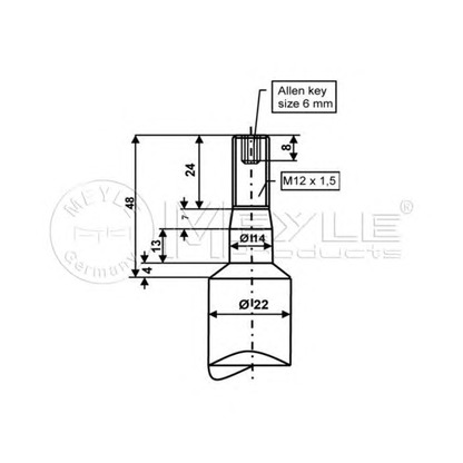 Zdjęcie Amortyzator MEYLE 3266240008