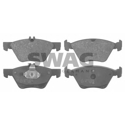 Photo Brake Pad Set, disc brake SWAG 10916028