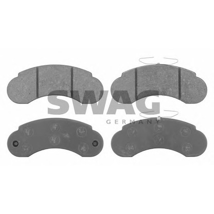 Photo Brake Pad Set, disc brake SWAG 10916250
