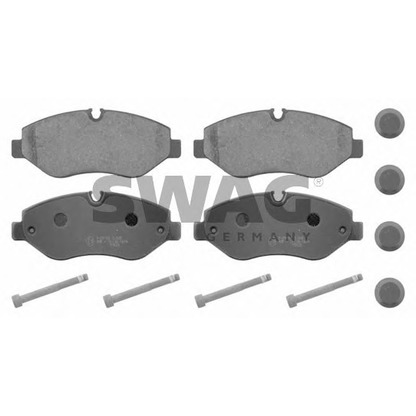 Photo Brake Pad Set, disc brake SWAG 10916710