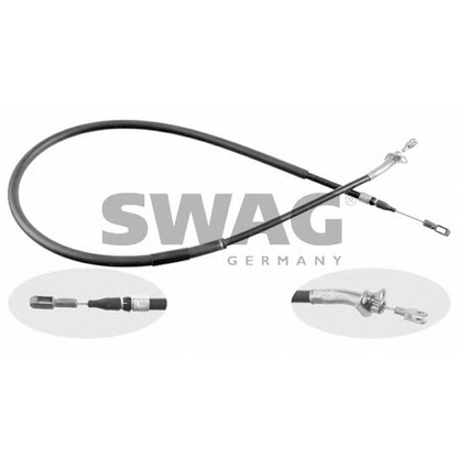 Photo Cable, parking brake SWAG 10921263