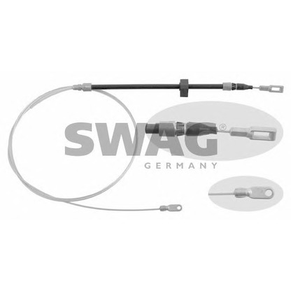 Photo Cable, parking brake SWAG 10927974