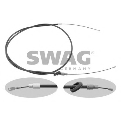 Photo Cable, parking brake SWAG 10934903
