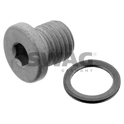 Photo Oil Drain Plug, oil pan SWAG 10946409