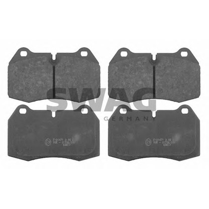 Photo Brake Pad Set, disc brake SWAG 20916109