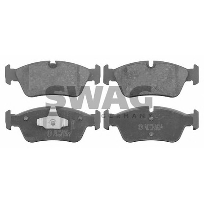 Photo Brake Pad Set, disc brake SWAG 20916531