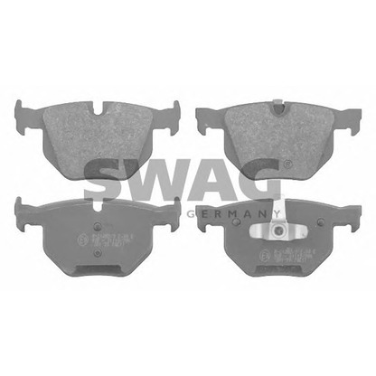 Photo Brake Pad Set, disc brake SWAG 20916587