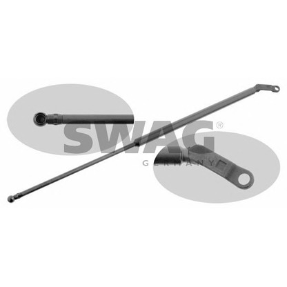 Photo Gas Spring, boot-/cargo area SWAG 20929263