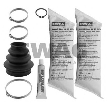 Photo Bellow Set, drive shaft SWAG 20936558