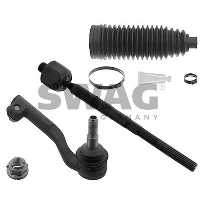 Photo Repair Kit, tie rod axle joint SWAG 20944298