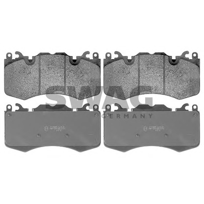 Photo Brake Pad Set, disc brake SWAG 22116126