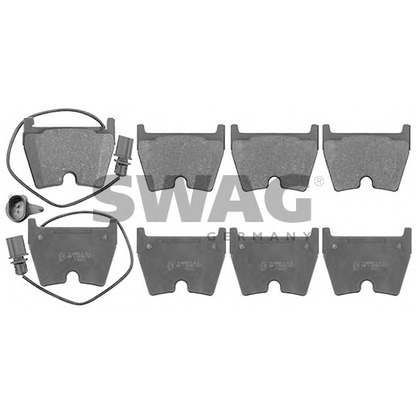 Photo Brake Pad Set, disc brake SWAG 30116024