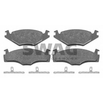 Photo Brake Pad Set, disc brake SWAG 30916005