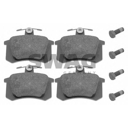 Photo Brake Pad Set, disc brake SWAG 30916144