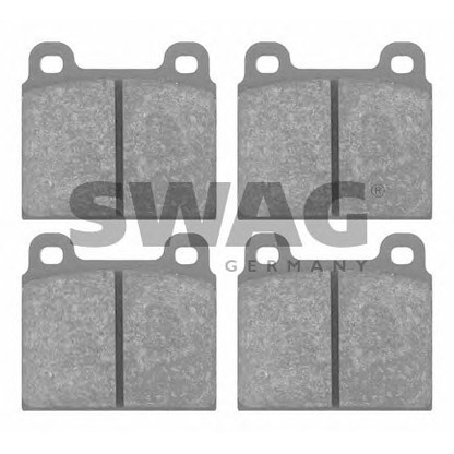 Photo Brake Pad Set, disc brake SWAG 30916300