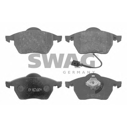 Photo Brake Pad Set, disc brake SWAG 30916334
