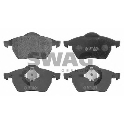 Photo Brake Pad Set, disc brake SWAG 30916338