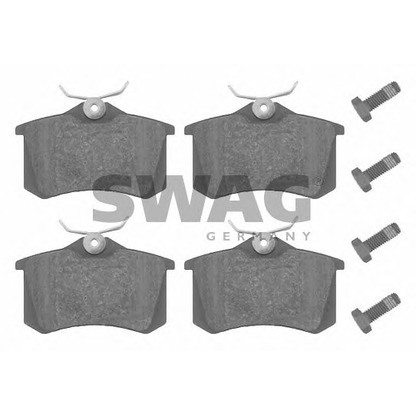 Photo Brake Pad Set, disc brake SWAG 30916344