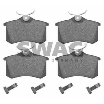 Photo Brake Pad Set, disc brake SWAG 30916346