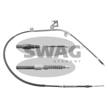 Photo Cable, parking brake SWAG 30932463