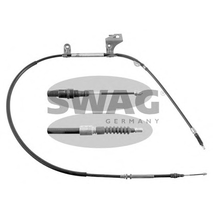 Photo Cable, parking brake SWAG 30932464