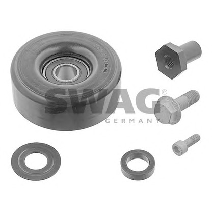 Photo Tensioner Pulley, V-belt SWAG 30934538