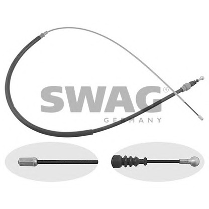 Photo Cable, parking brake SWAG 32924412