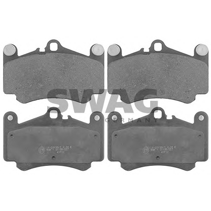 Photo Brake Pad Set, disc brake SWAG 38116168