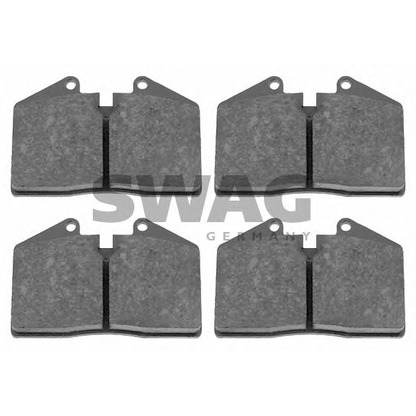 Photo Brake Pad Set, disc brake SWAG 38916516