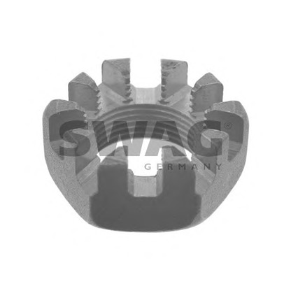 Photo Castle Nut; Nut, stub axle SWAG 40902817