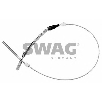 Foto Cable de accionamiento, freno de estacionamiento SWAG 40904671