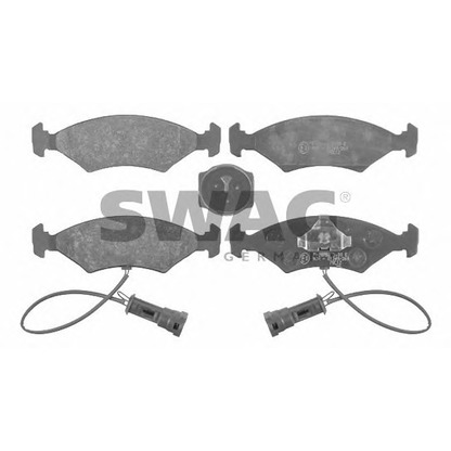 Photo Brake Pad Set, disc brake SWAG 50916024