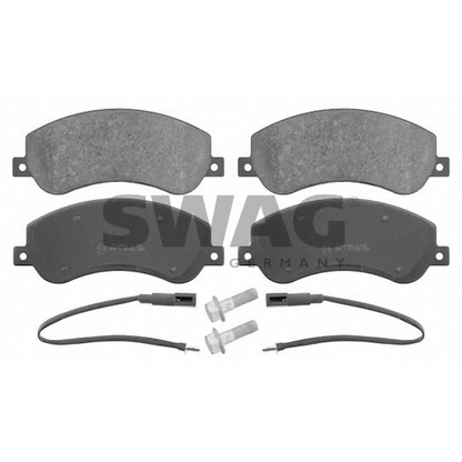 Photo Brake Pad Set, disc brake SWAG 50916637