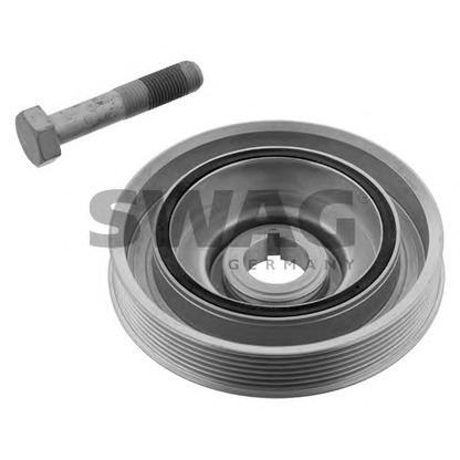 Photo Belt Pulley, crankshaft SWAG 50933676