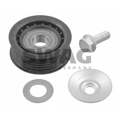 Photo Deflection/Guide Pulley, v-ribbed belt SWAG 57922383