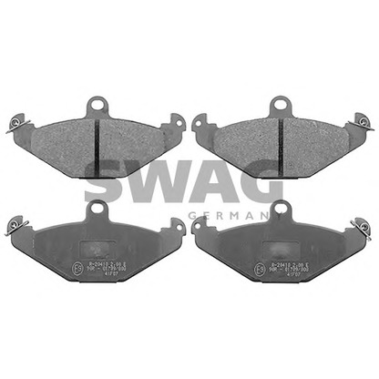 Photo Brake Pad Set, disc brake SWAG 60116189