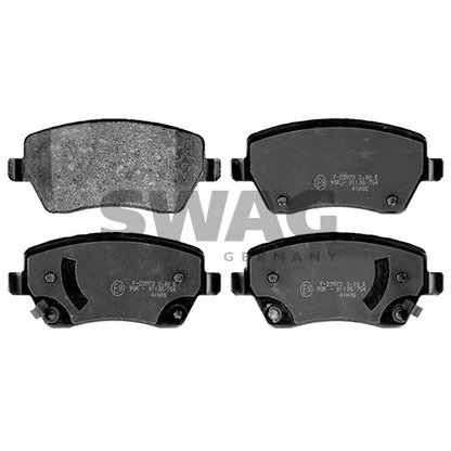 Photo Brake Pad Set, disc brake SWAG 60116199