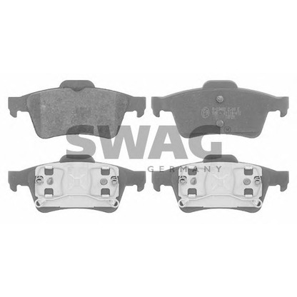 Photo Brake Pad Set, disc brake SWAG 60916428